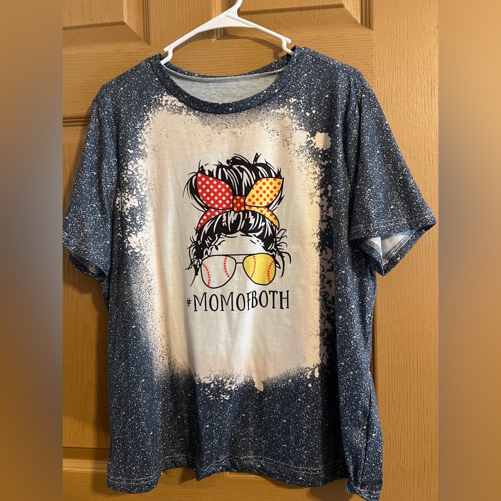 #MOMOFBOTH Baseball/Softball Shirt Size 1XL